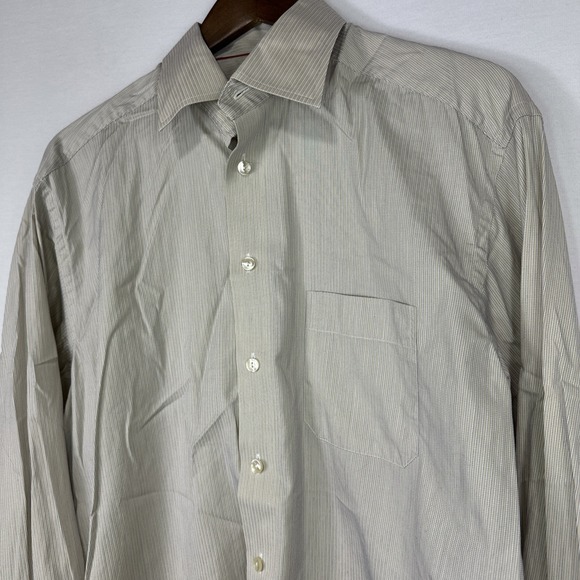 Eton‎ Dress Shirt  Mens 16 1/2 42 Ganghester Oxford Long Sleeve Button Up - Picture 6 of 8